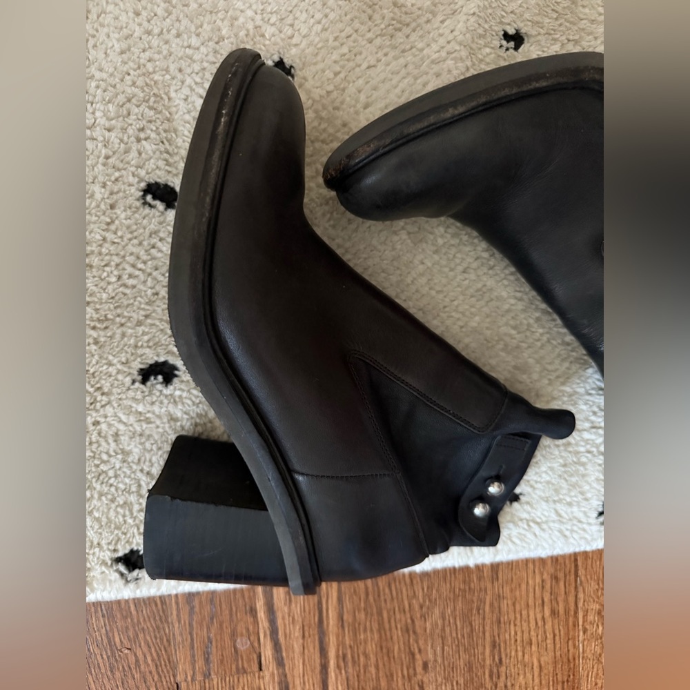 RAG & BONE Soren Leather Ankle Boots, Size 37.5 US 7.5 - Picture 5 of 16